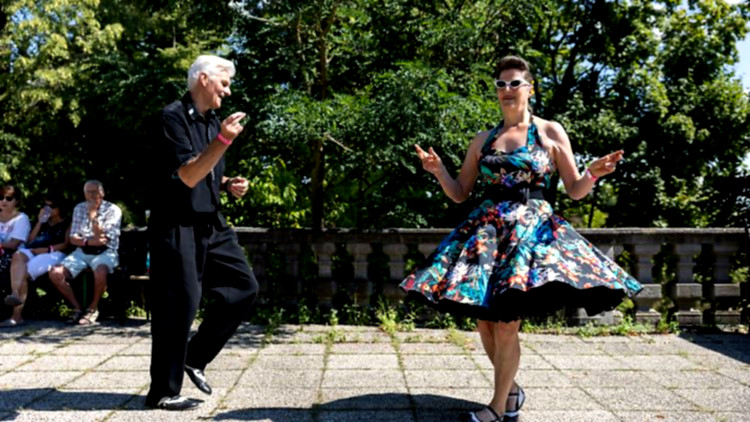 Fans feiern Elvis in Bad Nauheim.